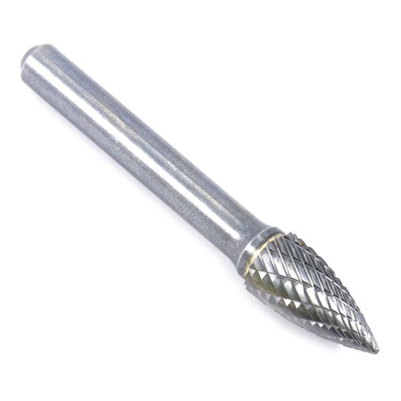 Forney Tungsten Carbide Burr, 3/8 in Tree Pointed SG-3 60127